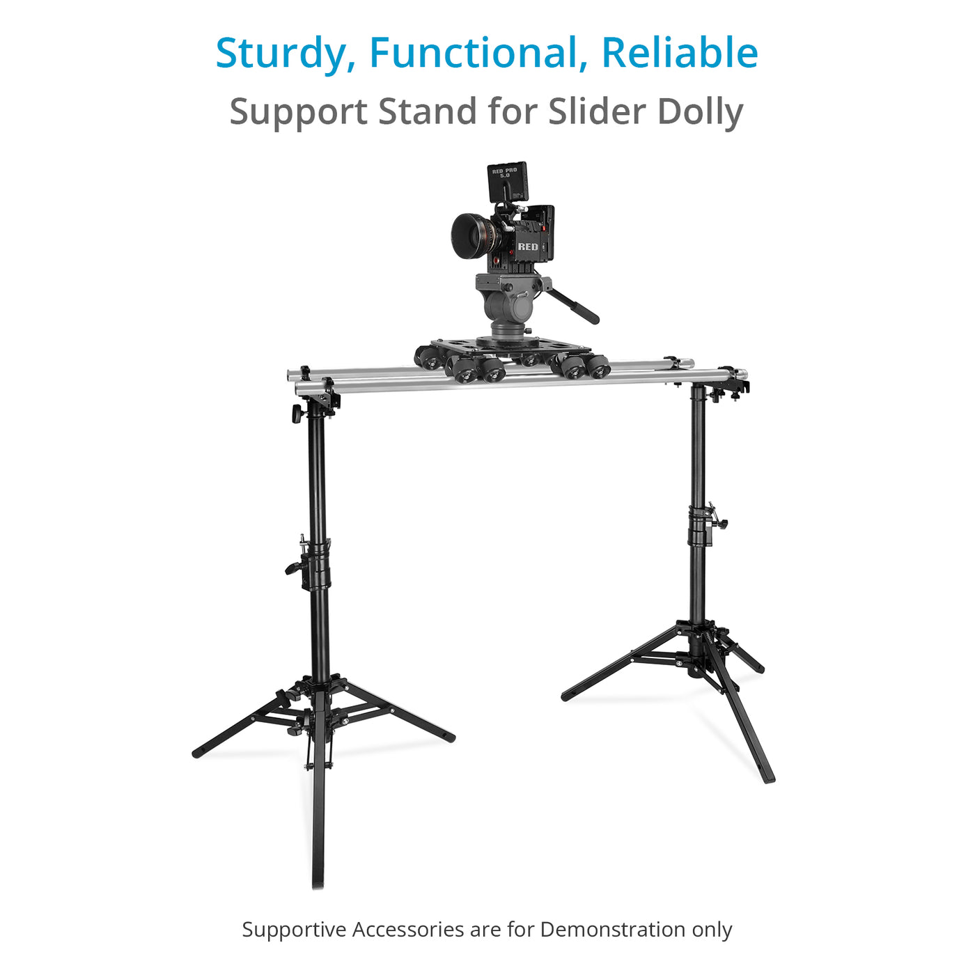 Camera Stand Spring 44” Camera Slider Stand with Junior Pin (1-1/8