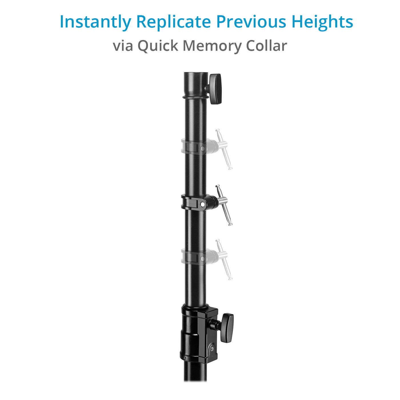 Camera Rol Stand 44” Camera Slider Stand with Junior Pin (1-1/8