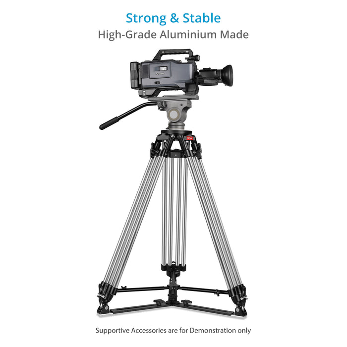 Proaim Heavy-Duty 150mm Tripod Stand with Spreader | Payload - 250kg / 551lb
