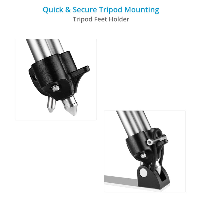 Proaim Heavy-Duty 150mm Tripod Stand with Spreader | Payload - 250kg / 551lb