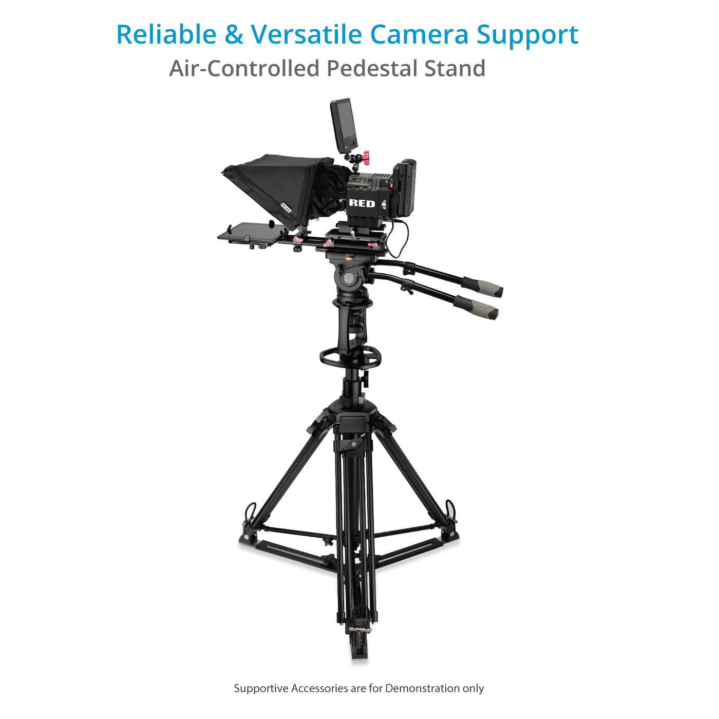 Camera Rol Stand Proaim 5.6ft Air-Controlled Pedestal Stand w 100mm Bowl Camera Mount ...