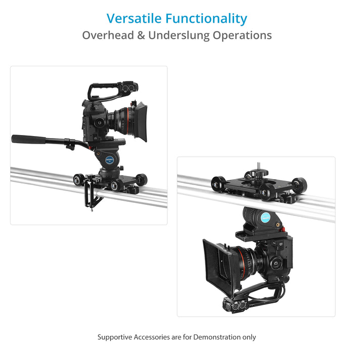 Proaim Polaris Mini Portable Video Camera Dolly w Universal Track Ends