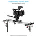 Proaim Polaris Mini Portable Video Camera Dolly w Universal Track Ends | Mitchell & 75mm Bowl Mount
