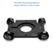 Proaim Polaris Mini Portable Video Camera Dolly w Universal Track Ends | Mitchell & 75mm Bowl Mount