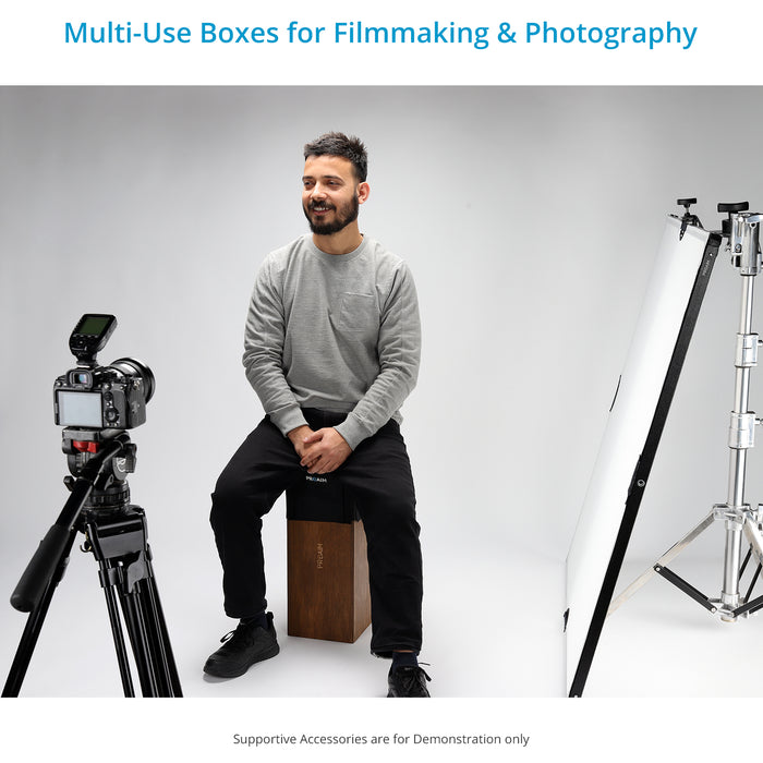 Proaim Set of 4 Apple Boxes for Studio, Film Set & Photography - B Stock