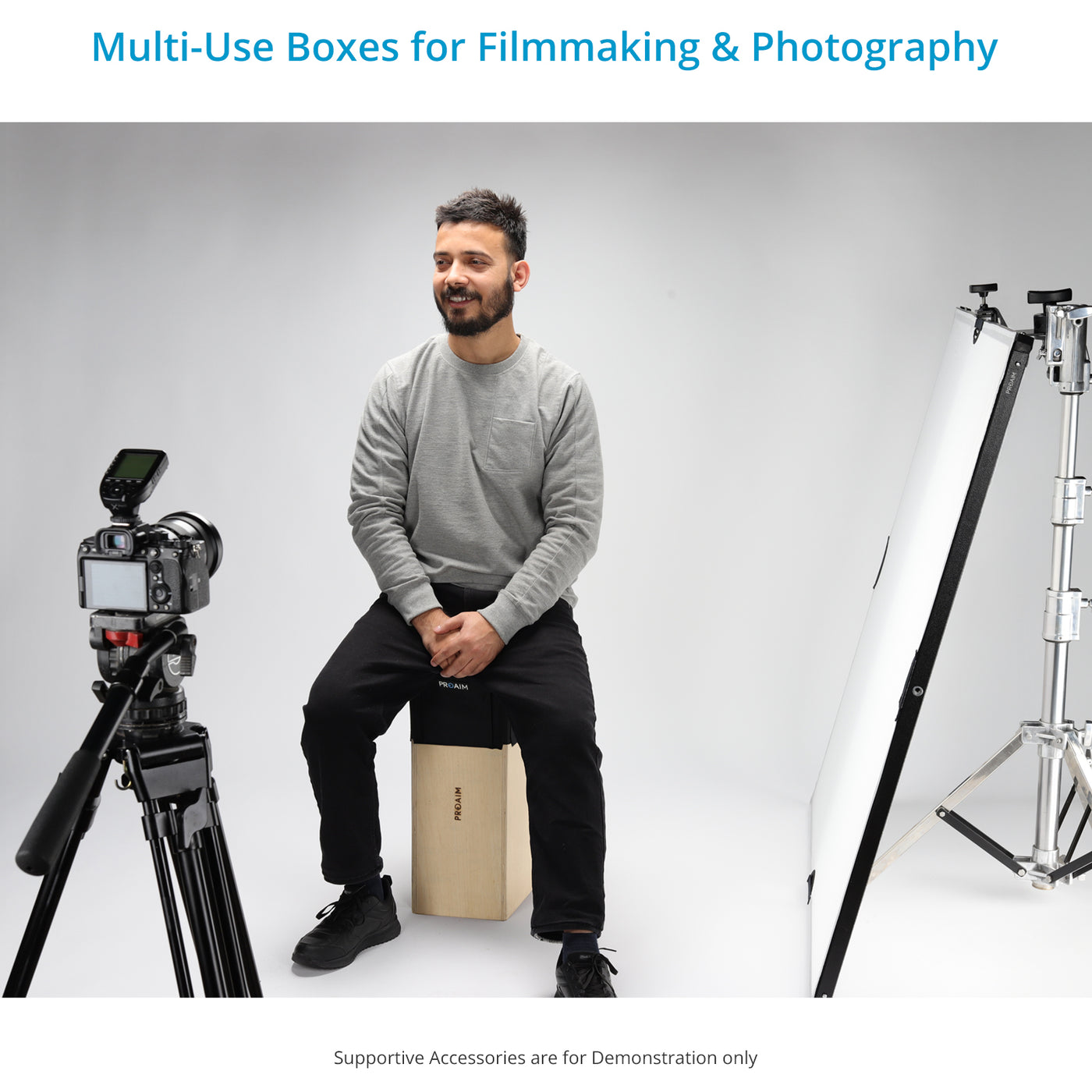 Proaim 4 Apple Boxes set for Studio/Film Set/Photography