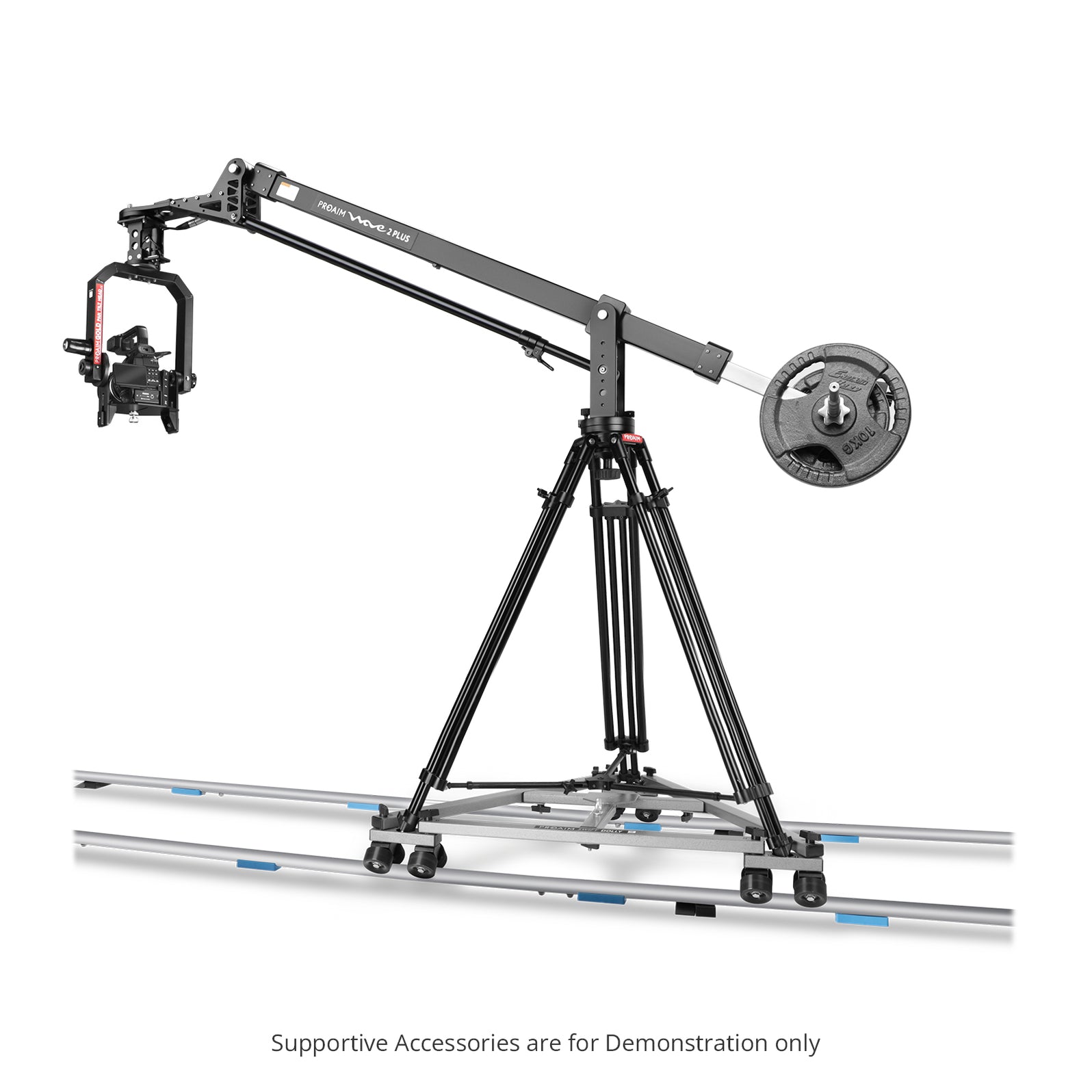 Dolly System Swift Camera Dolly System with 12ft Straight Track | Proaim