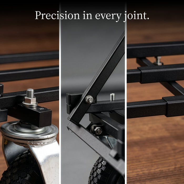 proaim vanguard collapsible utility production cart for film television photo industry