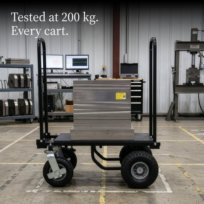 proaim vanguard collapsible utility production cart for film television photo industry