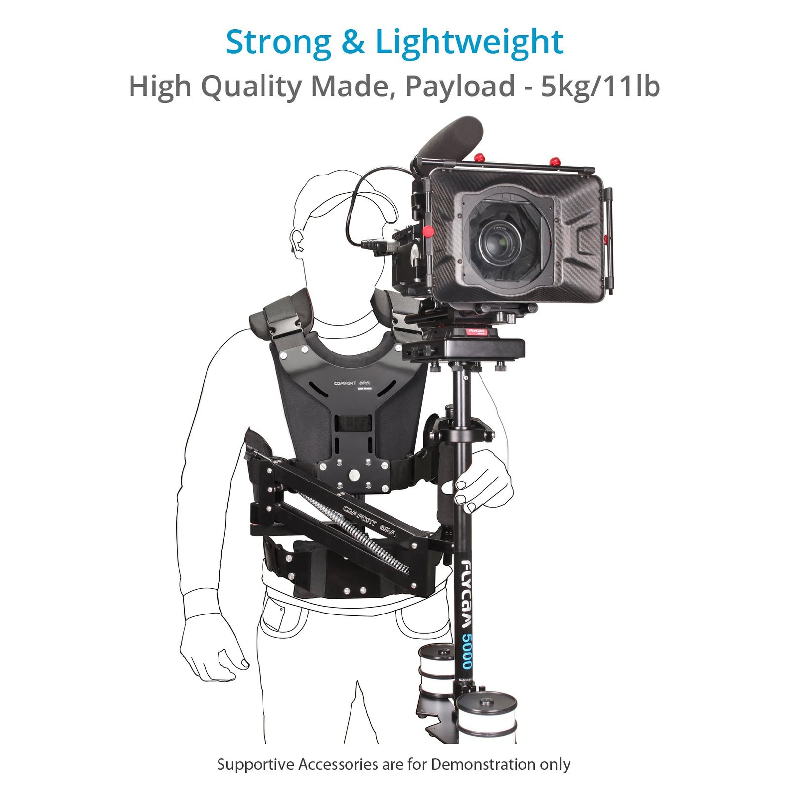 Flycam Comfort Arm & Vest for Handheld Camera | Proaim