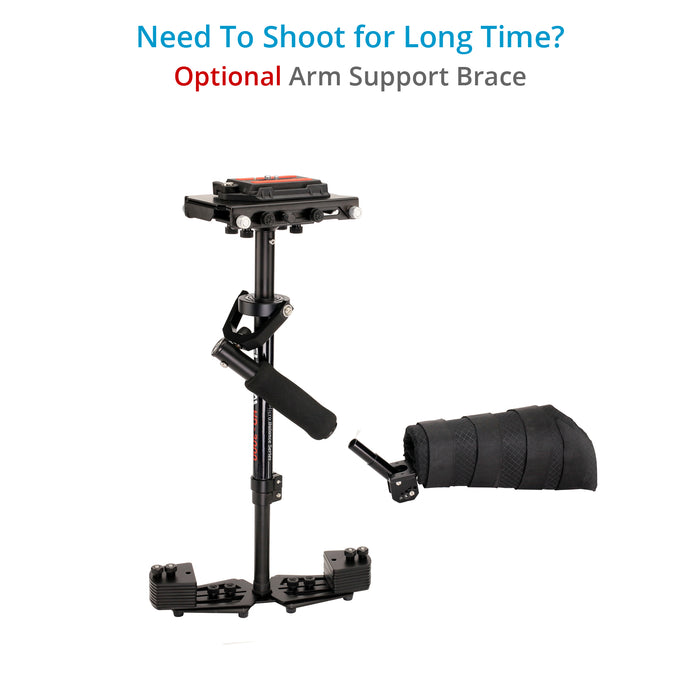 Flycam 3000 Stabilizzatore Per Fotocamera DSLR – Leggero E Professionale, Carico 3,5kg, Impugnatura Fluida, Gimbal 3 Assi, Borsa Inclusa