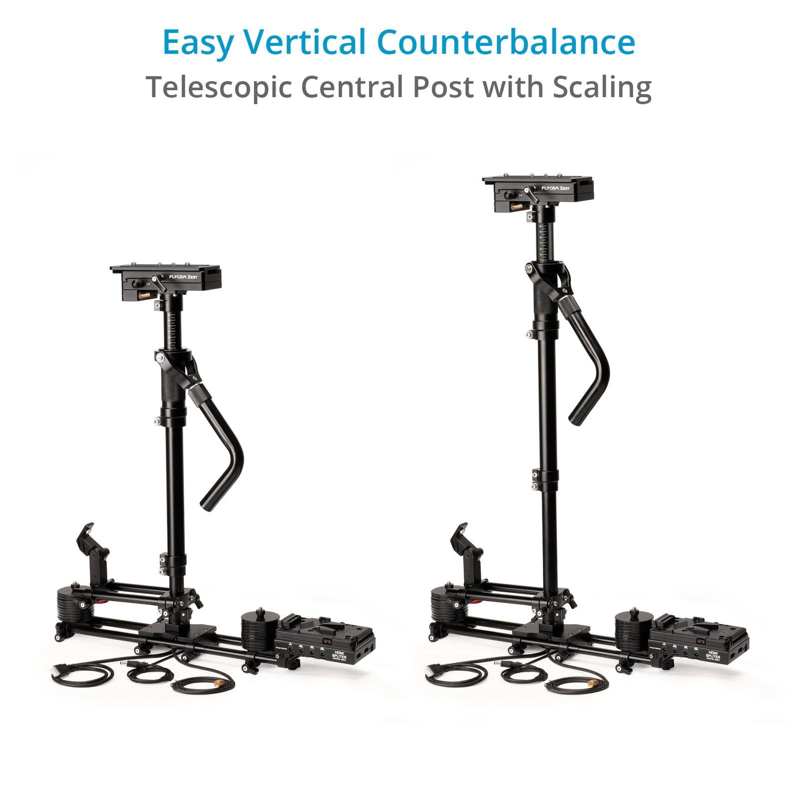 Flycam Zest Pro Electronic Stabilizer w VistaII Arm Vest