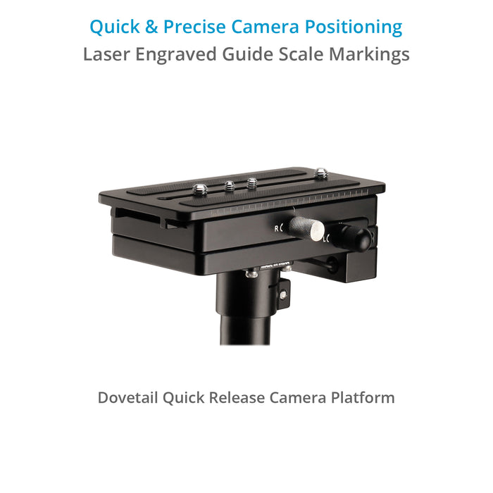 Flycam Zest Pro Video Camera Stabilizer with Integrated Monitoring & Power Connections | V-Mount