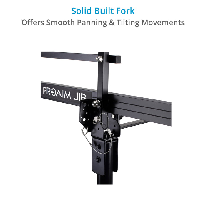 Proaim 9ft Camera Crane Jib Arm for 3-axis Gimbals, Pan-Tilt & Fluid Head