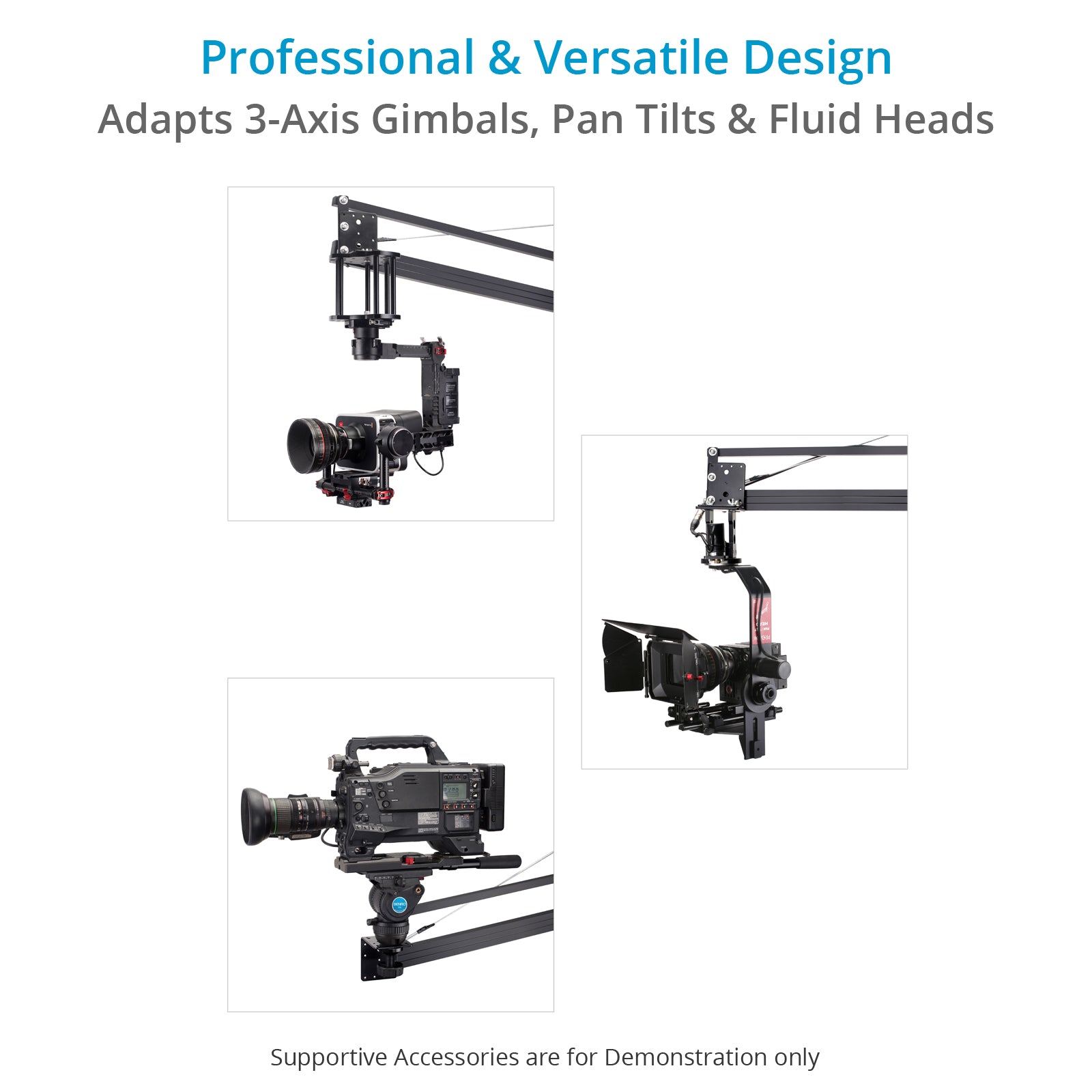 18ft Camera Crane Jib Arm for 3-axis Gimbals, | Proaim