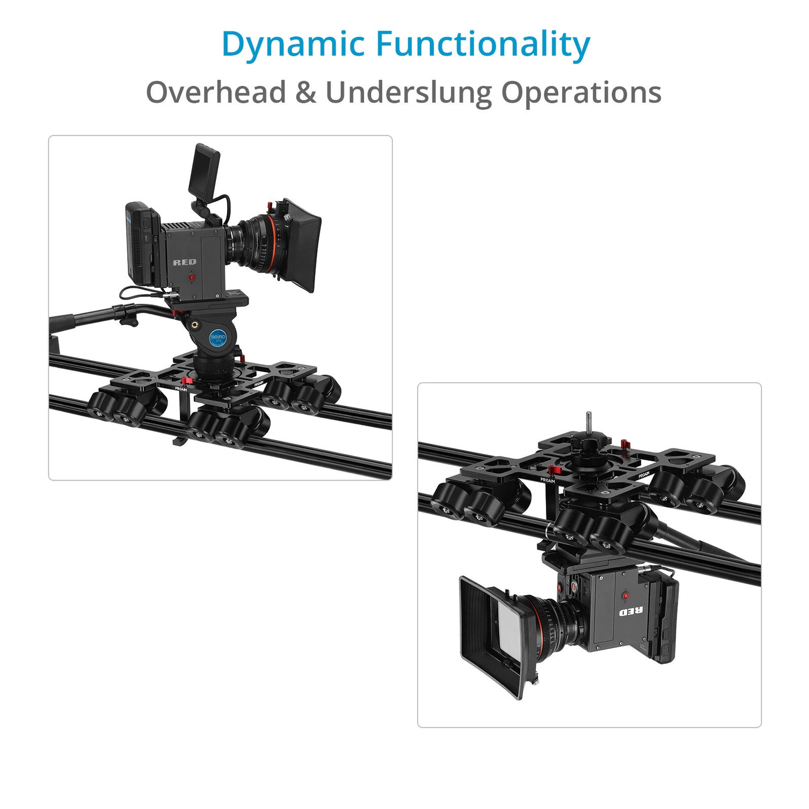 Proaim Breeza Pro Camera Dolly with Track