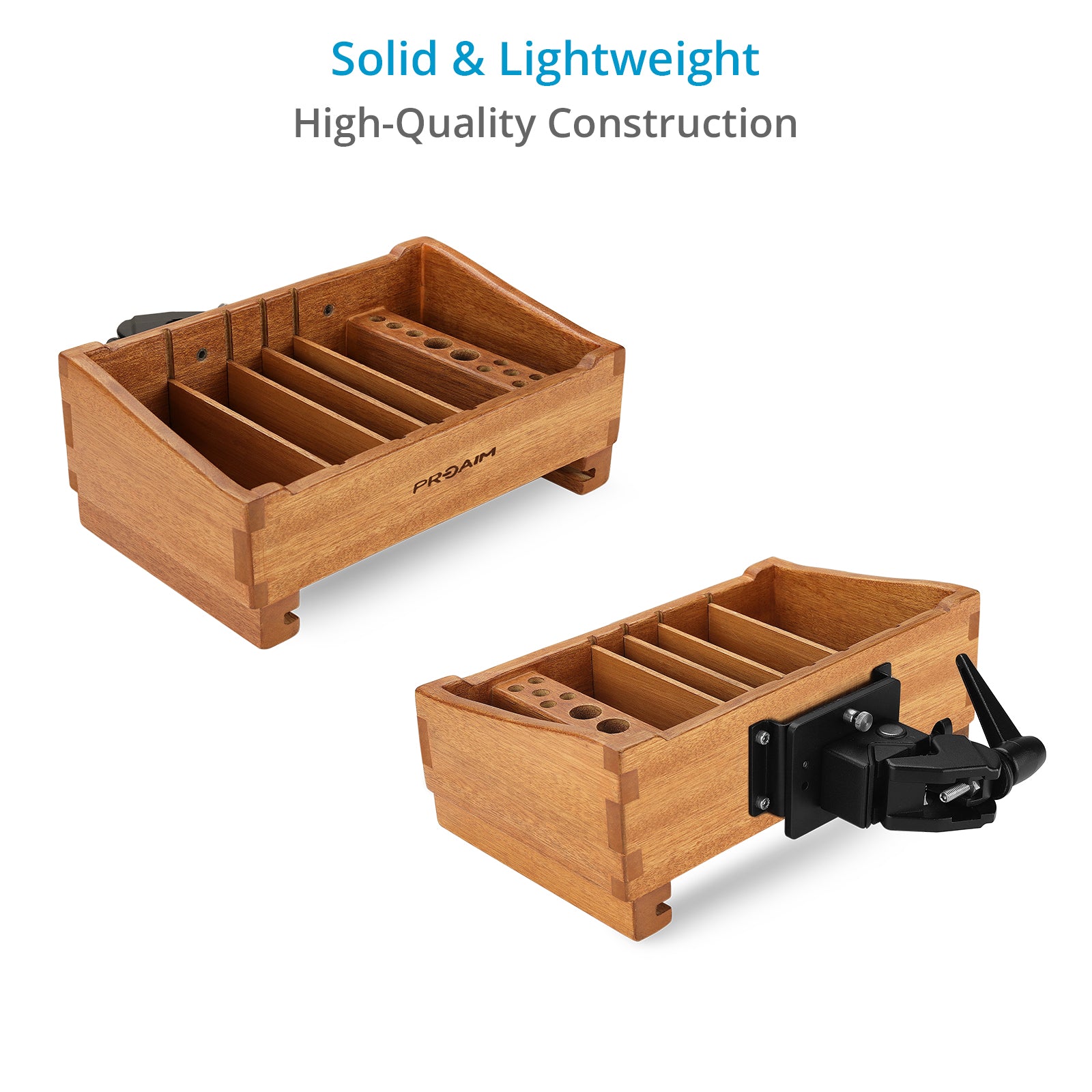Proaim Camera Assistant Front Wooden Box for Accessories