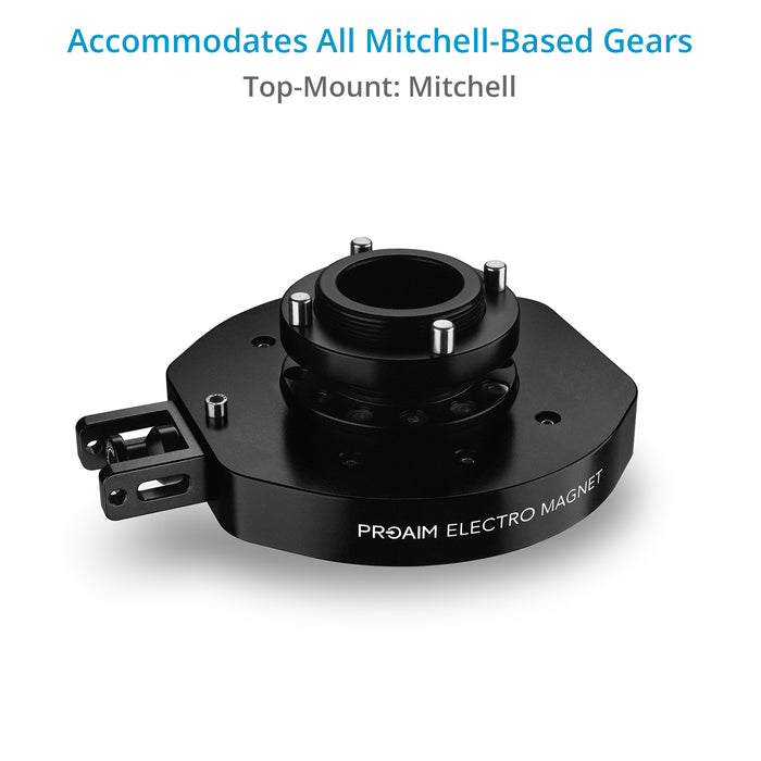 Proaim Electro Magnet Quick Release Mitchell Mount for Camera &amp; Gimbal Rigs