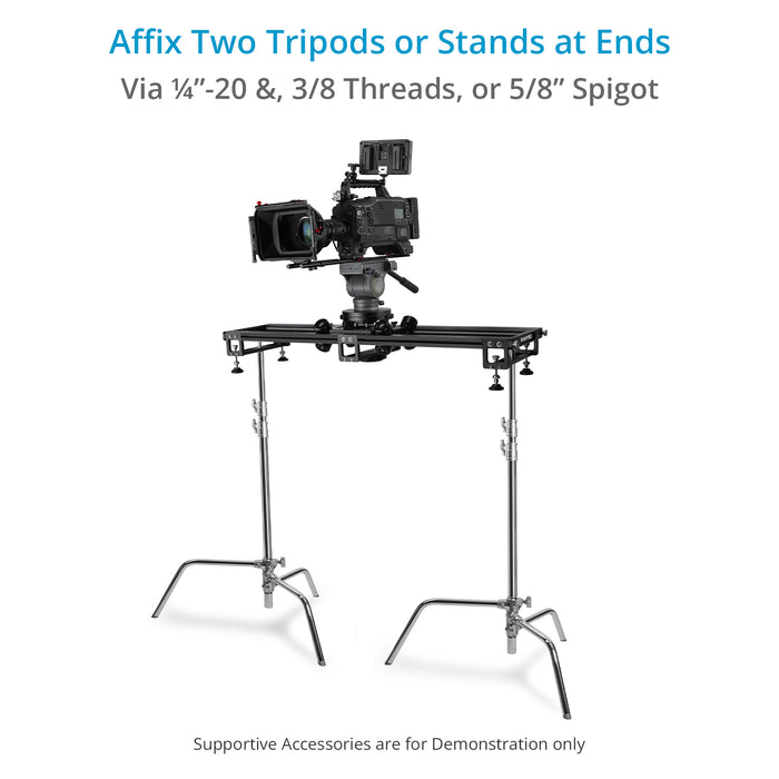 Proaim Flo Professional 4ft Video Camera Slider for Videomakers &amp; Filmmakers