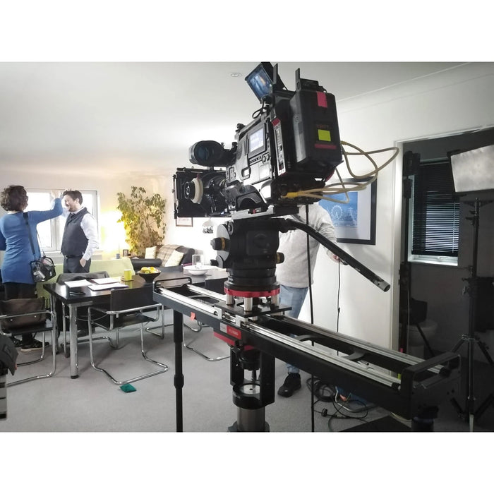 PROAIM 4ft Mitchell Flyking Precision Slider per videocamere DSLR fino a 70kg/154lb. Distanza di spostamento: 3ft 3inch Ammortizzatori di fine corsa integrati. (SL-FLKM-02 PROAIM 4ft Mitchell Flyking Precision Slider per videocamere DSLR fino a 70kg/154lb. Distanza di spostamento: 3ft 3inch Ammortizzatori di fine corsa integrati. (SL-FLKM-02