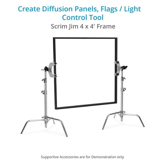 Proaim Framax Scrim Jim Frame (4 x 4') for Photographers &amp; Filmmakers