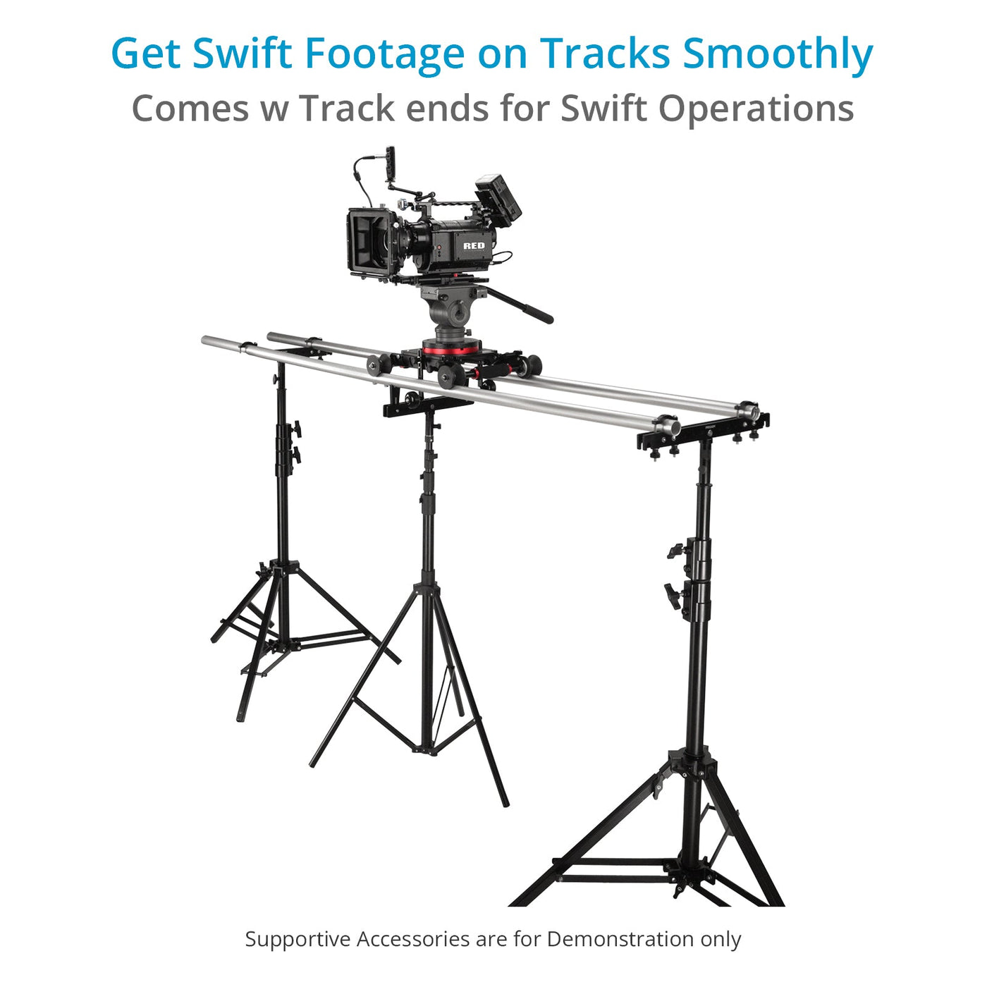Fusion Video/Film Camera Dolly Slider with Track | Proaim