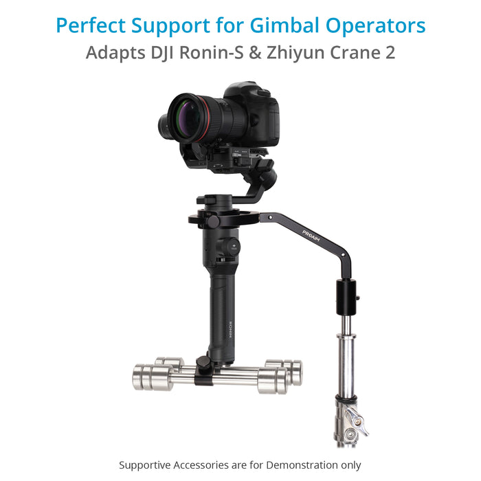 Proaim Gimbal-Brace Mount for DJI Ronin-S, Zhiyun Crane 2 & Stabilizer Arm Vest