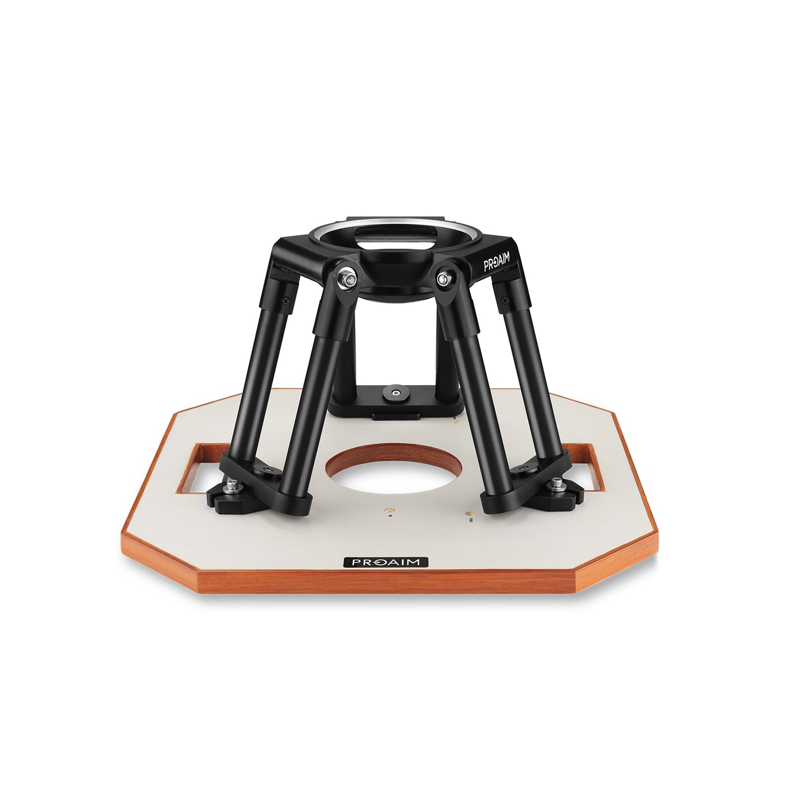 Hi-Hat Proaim Heavy-Duty Pour Cinéma - 100mm Bowl, Plateau Bois, Charge 100kg