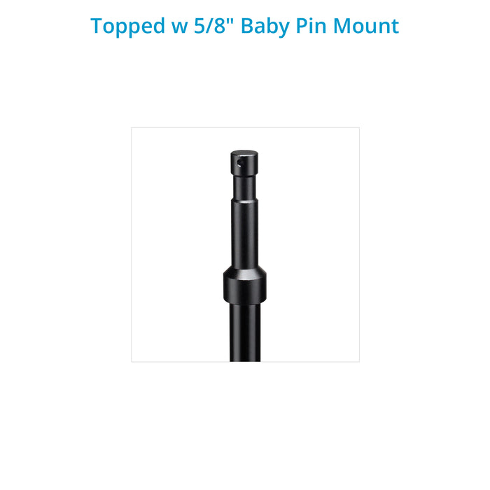 Proaim Heavy-Duty Telescopic Mast w 5/8" Baby Pin for Proaim Soundchief Cart