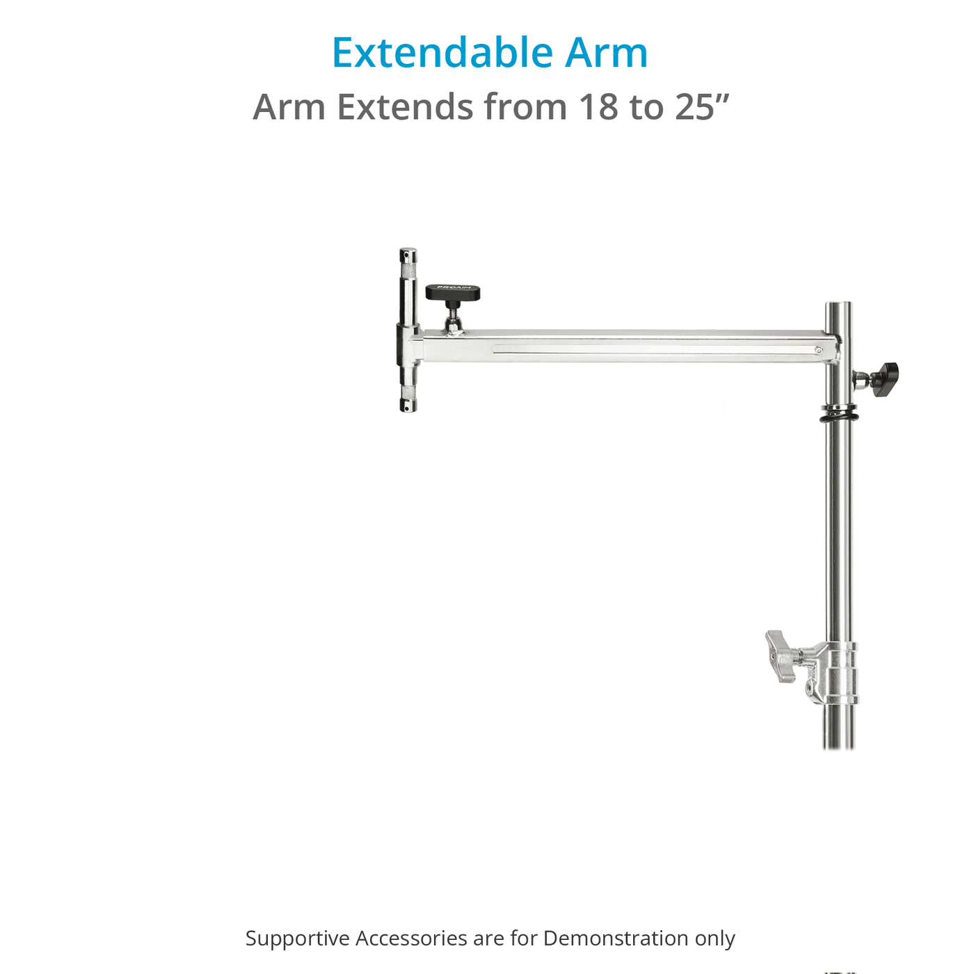 Proaim Linkon 5/8 Offset Arm with 2 Pins fr Lighting Gear