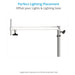 Proaim Linkon 5/8&quot; Offset Arm with 2 Pins for Lights &amp; Lighting Accessories