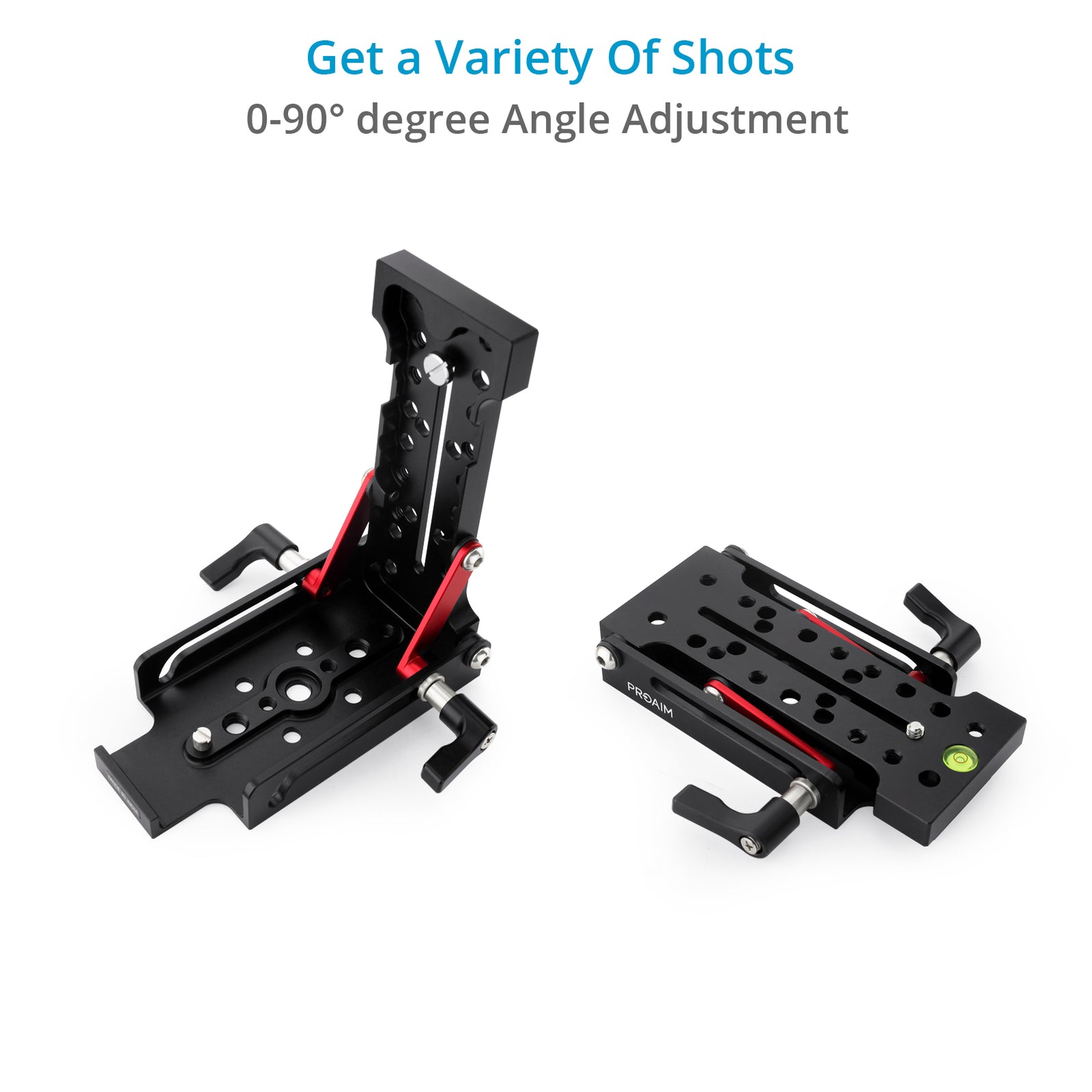 Multi-Angle Camera Wedge Plate Filmmaking Gear | Proaim