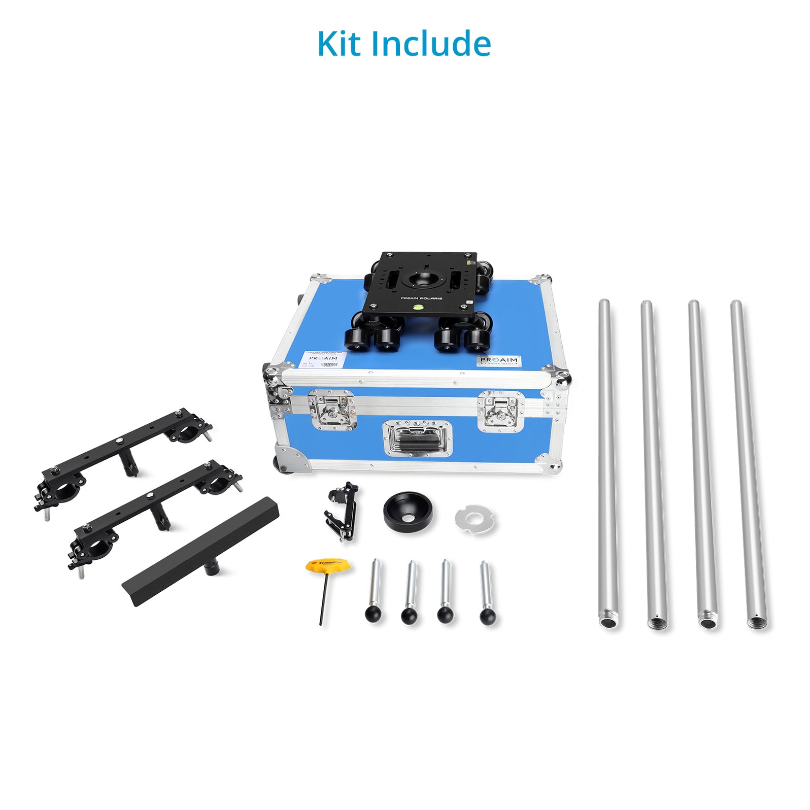 Proaim Polaris Portable Camera Dolly with track