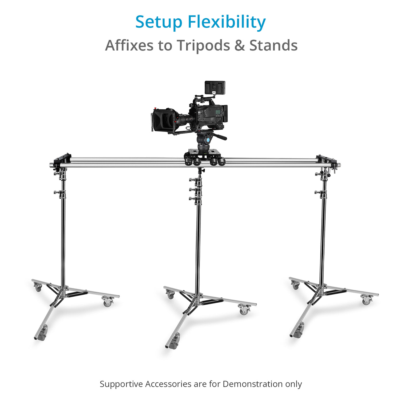 Camera Rig Movie Dolly Polaris Portable Video/Film Camera Dolly with 8ft | Proaim