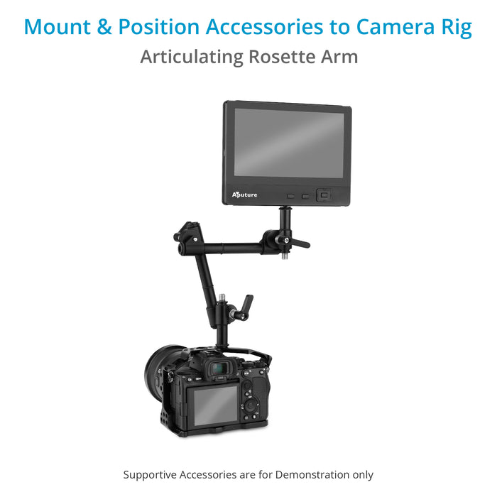 Proaim SnapRig 13inch Articulating Double Arm for Monitor &amp; Accessories. MA220.
