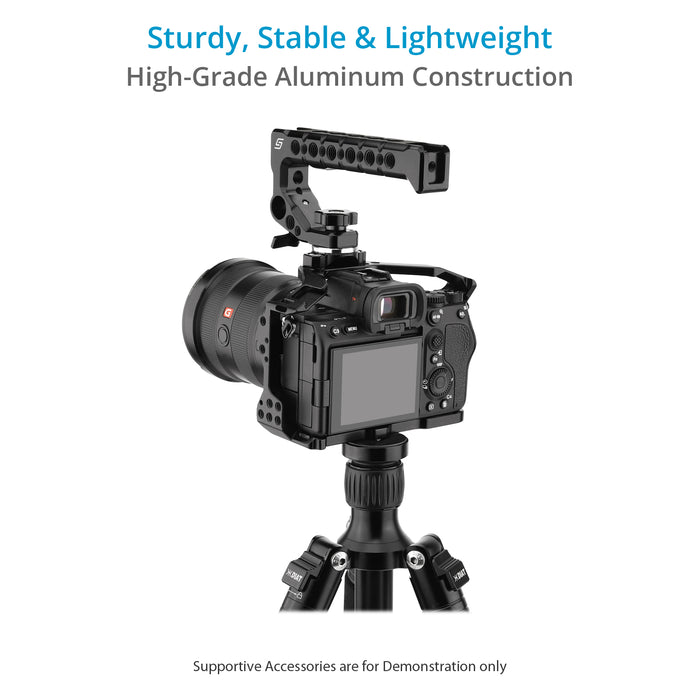 Proaim SnapRig Cage for Sony a7S III w/ Top Handle &amp; Removable ARRI Rosette. CG215