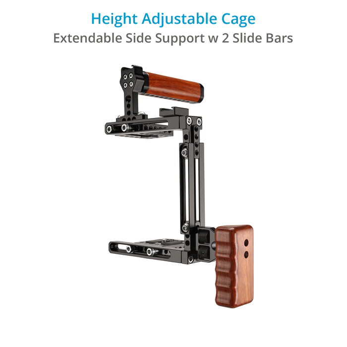 Proaim SnapRig DSLR Camera Cage - Adjustable Rig w/ Top &amp; Side Handles. CG219