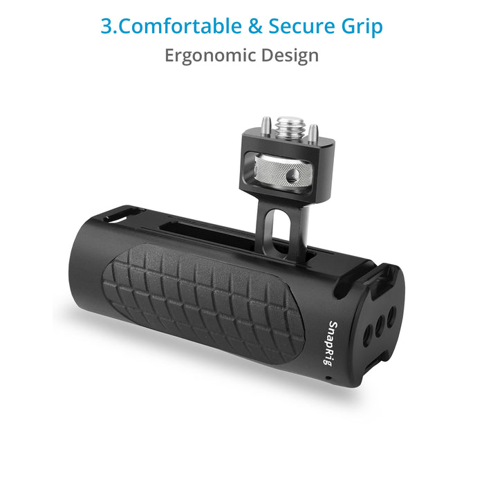 Proaim SnapRig Mini Side Handle (ARRI-2 pin Mount) for Camera Cage Rigs. ASHM247