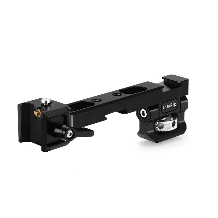  Leftfoto Camera Monitor Mount for DJI RS3-mini/RS2/RS3/RS-3pro/  RSC2 Gimbal Stabilizer Accessories,With1/4 & 3/8 Threads, Cold Shoe and  Rotatable : Electronics