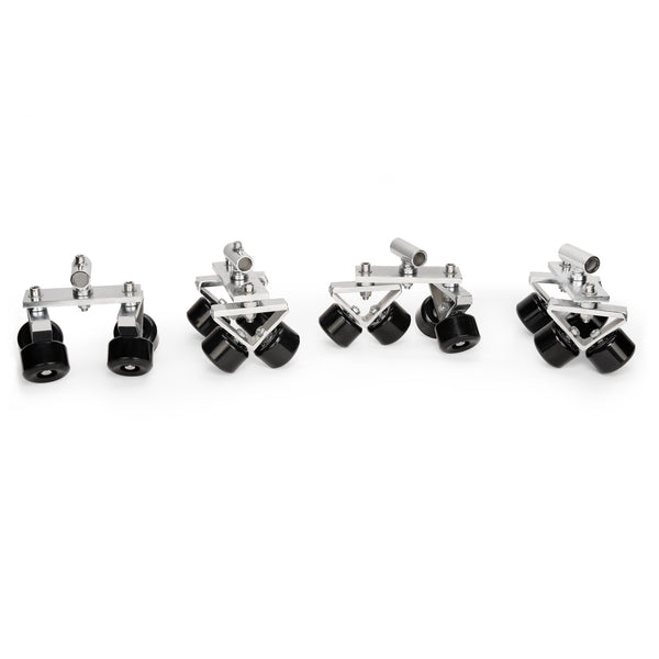 PROAIM Set Ruote Dolly Track Per Gru Wave-9 - Carico 500 Kg, Perno 12.6 Mm, 4 Ruote