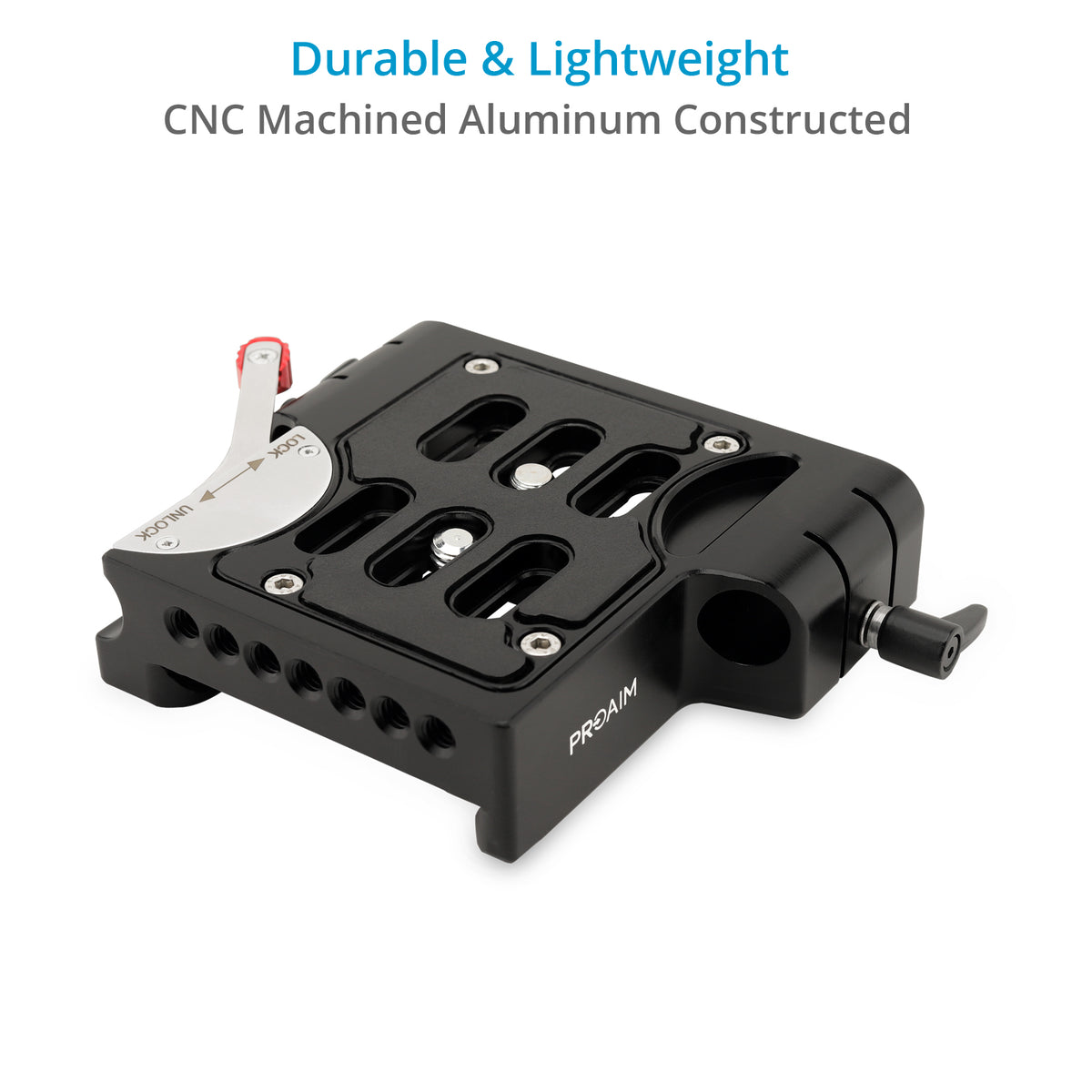 PROAIM Camera Base Plate met 15mm-19mm staven