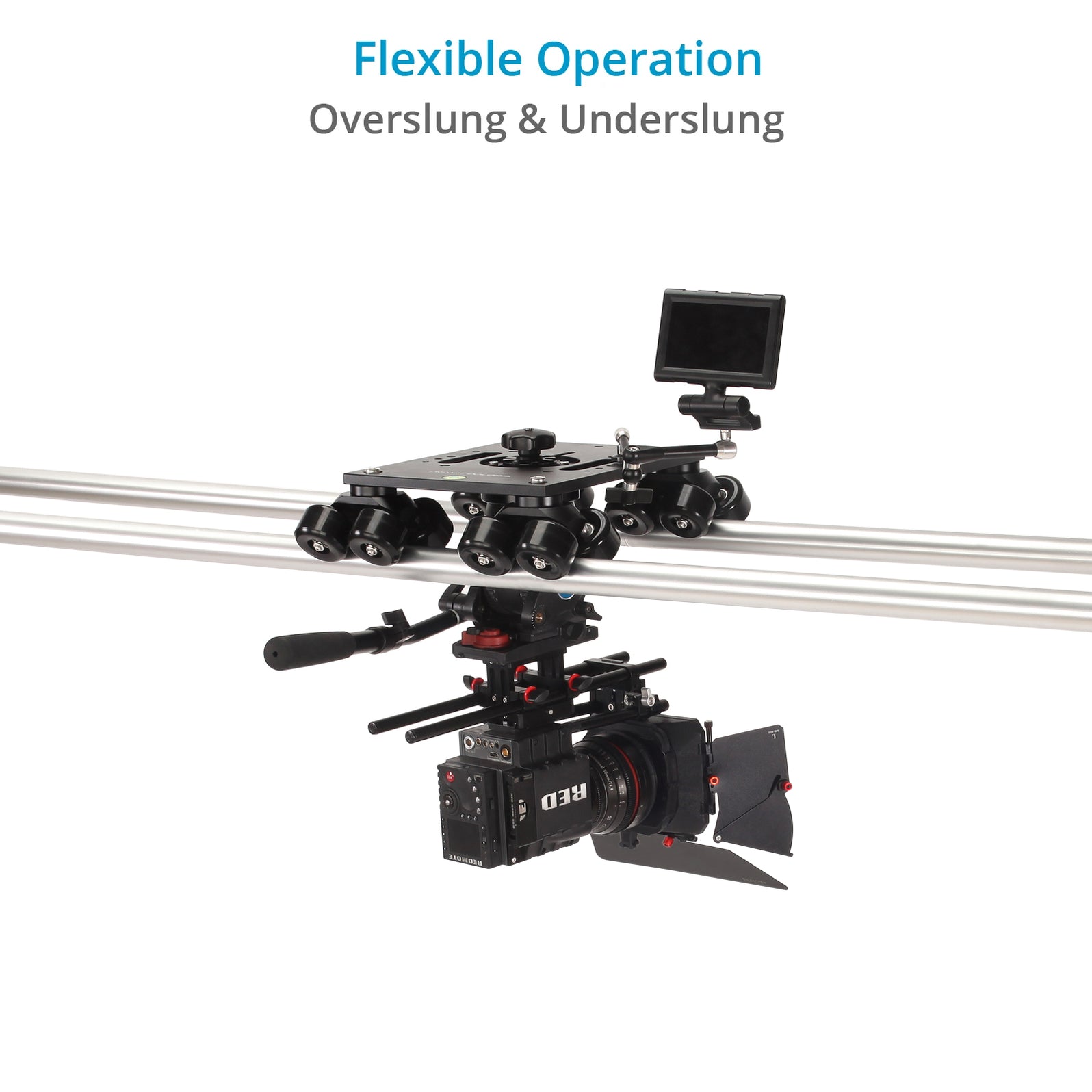 Proaim Polaris Portable Camera Dolly with Track Ends